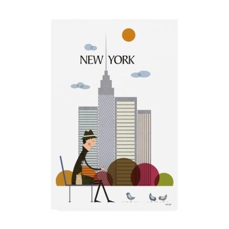Tomas Design 'New York Poster' Canvas Art,12x19